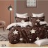 Lenjerie de pat dublu Bumbac FINET, pentru 2 persoane, 6 piese, Cearceaf de pat  230 x 250cm, CF54