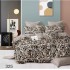 Lenjerie de pat dublu Bumbac FINET, pentru 2 persoane, 6 piese, Cearceaf de pat  230 x 250cm, CF55