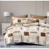 Lenjerie de pat dublu Bumbac FINET, pentru 2 persoane, 6 piese, Cearceaf de pat  230 x 250cm, CF57