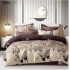 Lenjerie de pat dublu Bumbac FINET, pentru 2 persoane, 6 piese, Cearceaf de pat  230 x 250cm, CF89