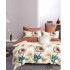 Lenjerie de pat dublu Bumbac FINET, pentru 2 persoane, 6 piese, Cearceaf de pat  230 x 250cm, CF90