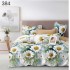 Lenjerie de pat dublu Bumbac FINET, pentru 2 persoane, 6 piese, Cearceaf de pat  230 x 250cm, CF92