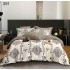 Lenjerie de pat dublu Bumbac FINET, pentru 2 persoane, 6 piese, Cearceaf de pat  230 x 250cm, CF98