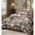 Lenjerie de pat dublu Bumbac FINET, pentru 2 persoane, 6 piese, Cearceaf de pat  230 x 250cm, CF106