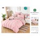 Set Lenjerie Eleganta 6 piese din Bumbac Finet, Cearceaf de pat 245x250cm, Pat 2 Persoane, SEP-25 Lenjerii din finet 6 piese