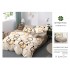 Set Lenjerie Eleganta 6 piese din Bumbac Finet, Cearceaf de pat 245x250cm, Pat 2 Persoane, SEP-27