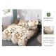 Set Lenjerie Eleganta 6 piese din Bumbac Finet, Cearceaf de pat 245x250cm, Pat 2 Persoane, SEP-27 Lenjerii din finet 6 piese
