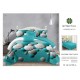Set Lenjerie Eleganta 6 piese din Bumbac Finet, Cearceaf de pat 245x250cm, Pat 2 Persoane, SEP-28 Lenjerii din finet 6 piese