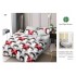 Set Lenjerie Eleganta 6 piese din Bumbac Finet, Cearceaf de pat 245x250cm, Pat 2 Persoane, SEP-31