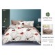Set Lenjerie Eleganta 6 piese din Bumbac Finet, Cearceaf de pat 245x250cm, Pat 2 Persoane, SEP-33 Lenjerii din finet 6 piese