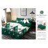 Set Lenjerie Eleganta 6 piese din Bumbac Finet, Cearceaf de pat 245x250cm, Pat 2 Persoane, SEP-35