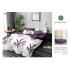 Set Lenjerie Eleganta 6 piese din Bumbac Finet, Cearceaf de pat 245x250cm, Pat 2 Persoane, SEP-39