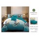 Set Lenjerie Eleganta 6 piese din Bumbac Finet, Cearceaf de pat 245x250cm, Pat 2 Persoane, SEP-41 Lenjerii din finet 6 piese