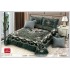 Cuvertură Pat Dublu, 5 Piese, Bumbac 100% , Imprimat –Calitate Premium, cu Imprimeu Durabil, 230x250 cm, CUVE1