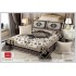 Cuvertură Pat Dublu, 5 Piese, Bumbac 100% , Imprimat –Calitate Premium, cu Imprimeu Durabil, 230x250 cm, CUVE9