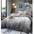 Lenjerie de pat dublu Bumbac FINET, pentru 2 persoane, 6 piese, Cearceaf de pat  230 x 250cm, CF114