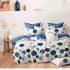 Lenjerie de pat dublu Bumbac FINET, pentru 2 persoane, 6 piese, Cearceaf de pat  230 x 250cm, CF122