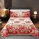 Cuvertura pentru pat dublu 3 piese din Bumbac Satinat 220x240 cm si 2 feţe de pernă, CVT-34 CUVERTURI