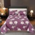 Cuvertura pentru pat dublu 3 piese din Bumbac Satinat 220x240 cm si 2 feţe de pernă, CVT-35