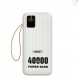 BATERIE EXTERNA CU AFISAJ LED, 40000MAH , USB C SI LIGHTNING