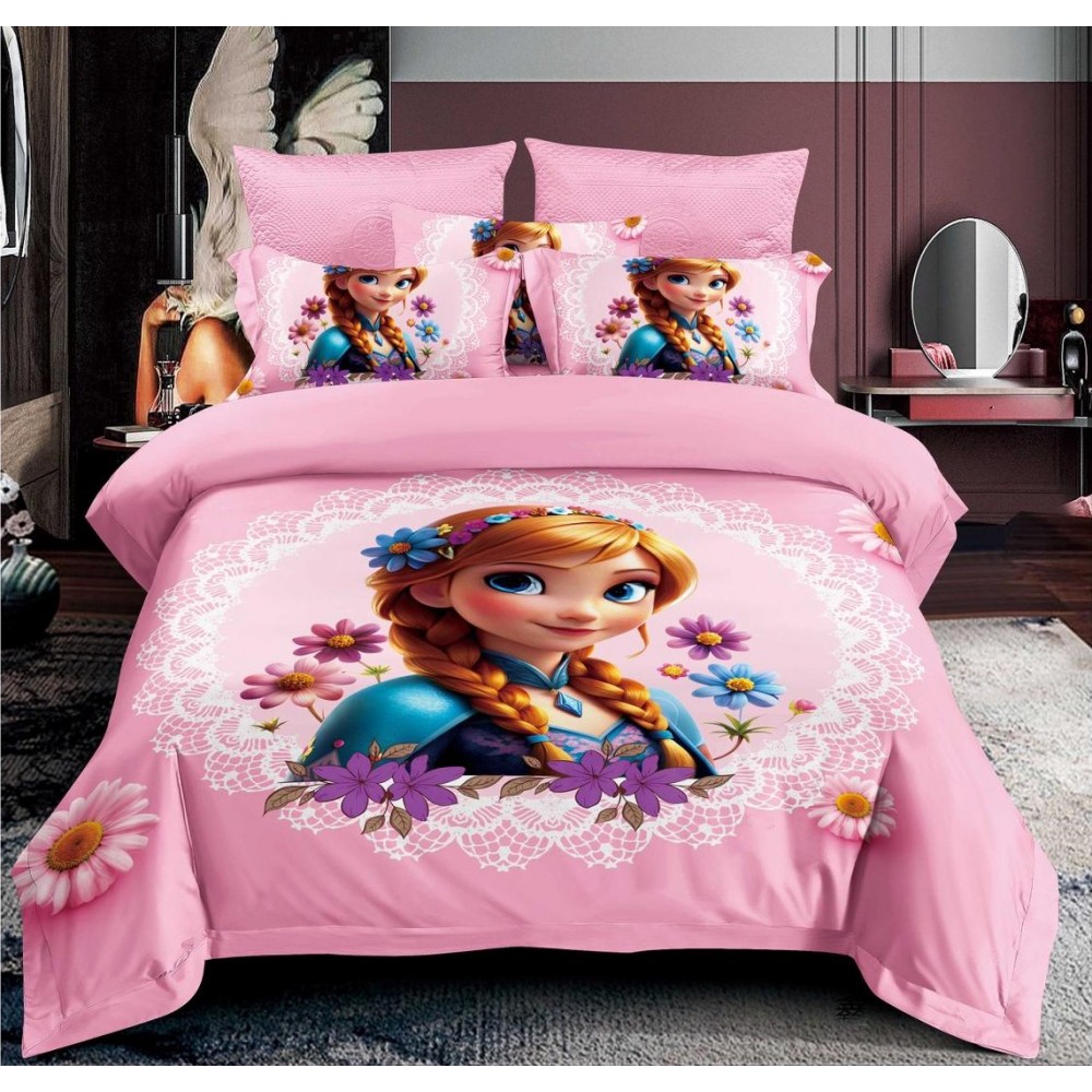 Lenjerie Bumbac tip Finet Premium ,FROZEN -ANA , LS10 Lenjerii finet personaje copii Lenjerie Bumbac tip Finet Premium ,FROZEN -ANA , LS10 Lenjerii finet personaje copii