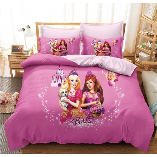 Lenjerie Bumbac tip Finet Premium ,BARBIE  , LS17