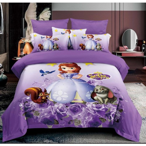Lenjerie Bumbac tip Finet Premium ,SOFIA THE FIRST  , LS18