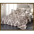 Cuvertură Pat Dublu, 5 Piese, Bumbac 100% , Imprimat –Calitate Premium, cu Imprimeu Durabil, 230x250 cm, CUVE10