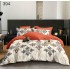 Lenjerie de pat dublu Bumbac FINET, pentru 2 persoane, 6 piese, Cearceaf de pat  230 x 250cm, CF133