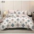 Lenjerie de pat dublu Bumbac FINET, pentru 2 persoane, 6 piese, Cearceaf de pat  230 x 250cm, CF146