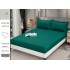 Husa de pat tip Damasc cu Elastic si 2 fete de perna, pat 2 persoane,180x200 cm+25cm, HSD2
