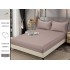 Husa de pat tip Damasc cu Elastic si 2 fete de perna, pat 2 persoane,180x200 cm+25cm, HSD12