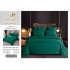 Set Lenjerie Eleganta tip Damasc pentru pat dublu din Bumbac finet, compus din 6 piese, Cearceaf de pat 220x240cm, LDM6P11