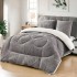 Pilota Cocolino gofrat 3D fluturi, cu blanita asortata, 200x230cm si 2 fete de perna 50x70cm,PFR4