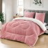 Pilota Cocolino gofrat 3D fluturi, cu blanita asortata, 200x230cm si 2 fete de perna 50x70cm,PFR8