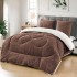 Pilota Cocolino gofrat 3D fluturi, cu blanita asortata, 200x230cm si 2 fete de perna 50x70cm,PFR12
