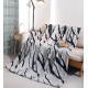 Patura cocolino 200x230 cm, ZEBRA GRI NEGRU,cod produs PCIL2 PATURI COCOLINO SOFT