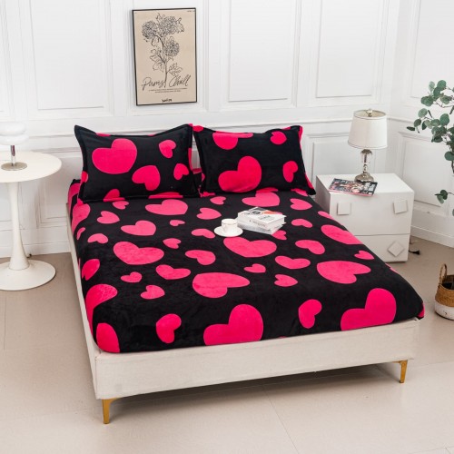 Husa de pat cu elastic COCOLINO+ 2 fete de perna HCP1