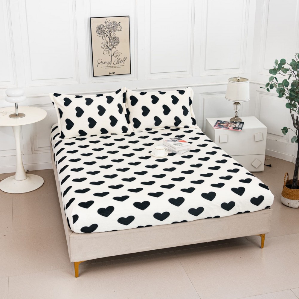 Husa de pat cu elastic COCOLINO+ 2 fete de perna HCP4 Huse cocolino