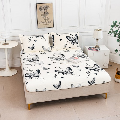 Husa de pat cu elastic COCOLINO+ 2 fete de perna HCP5