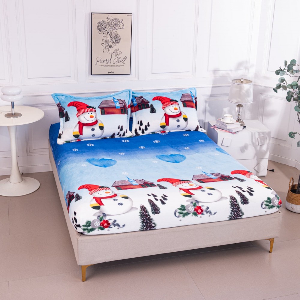 Husa de pat cu elastic COCOLINO+ 2 fete de perna HCP10 Huse cocolino