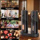 Set 2 rasnite electrice pentru sare si piper, Reincarcabile, Cablu USB, lumina LED, Perie curatare, Stand pentru incarcare sd1