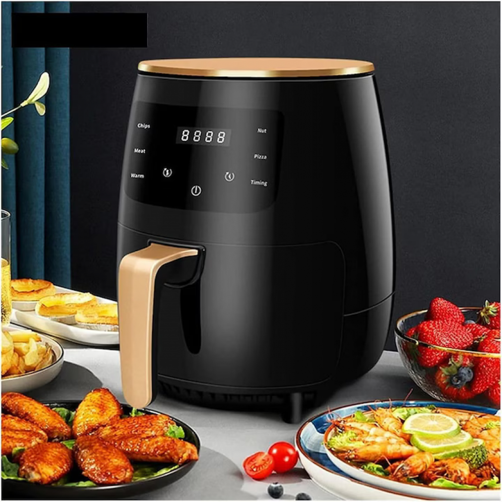 Friteuză fără Ulei cu Aer Cald 2400W, 6L, LCD Touch, 6 Programe AIRF1 BUCATARIE