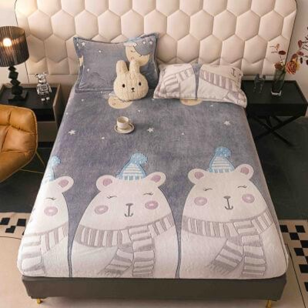 Husa de pat cu elastic COCOLINO+ 2 fete de perna HCj15 Huse cocolino