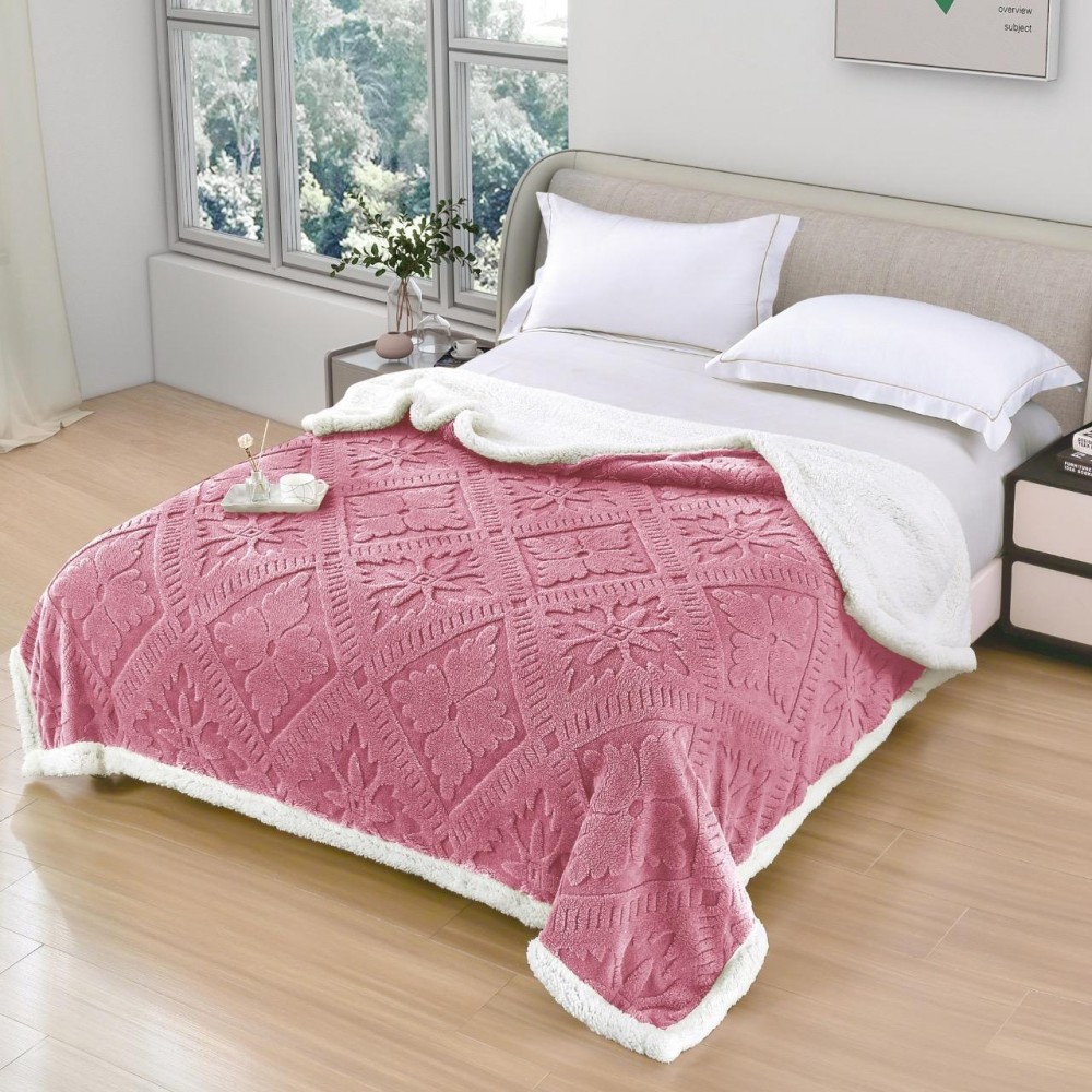 Patura Cocolino pufoasa, PLIC CU FERMOAR cu blanita, MODEL 3D, 200 x 230cm, pentru 2 persoane, PCY3 Paturi cocolino cu blanita