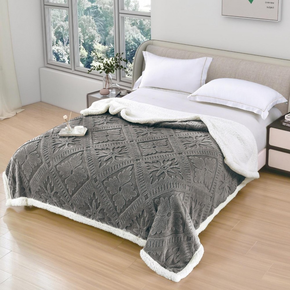 Patura Cocolino pufoasa, PLIC CU FERMOAR cu blanita, MODEL 3D, 200 x 230cm, pentru 2 persoane, PCY4 Paturi cocolino cu blanita