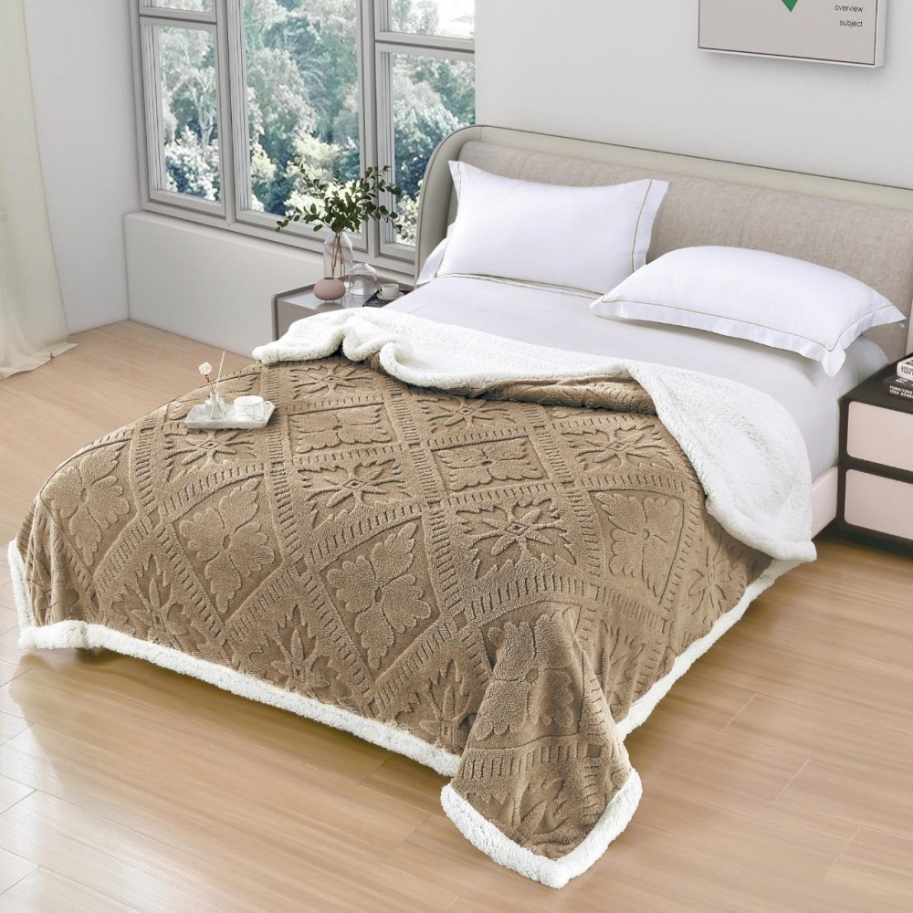 Patura Cocolino pufoasa, PLIC CU FERMOAR cu blanita, MODEL 3D, 200 x 230cm, pentru 2 persoane, PCY10 Paturi cocolino cu blanita