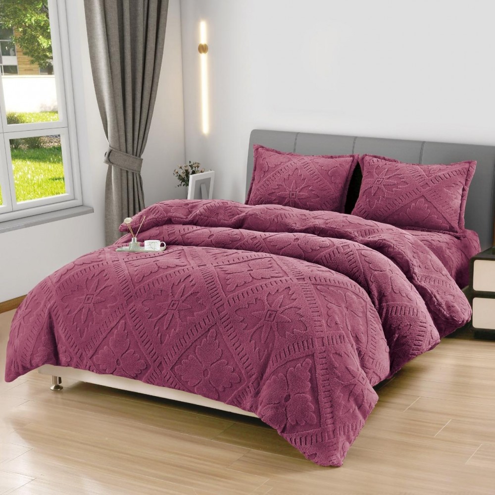 Lenjerie Cocolino ,4 piese cu elastic ,MODEL 3D IN RELIEF LC4PY9 Lenjerii cocolino 4 piese cu ELASTIC