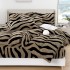 Lenjerie Cocolino DIN BLANITA DE OAIE,4 piese cu elastic ,MODEL ZEBRA 3D IN RELIEF LC4PEY6