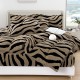 Lenjerie Cocolino DIN BLANITA DE OAIE,4 piese cu elastic ,MODEL ZEBRA 3D IN RELIEF LC4PEY6 Lenjerii cocolino 4 piese cu ELASTIC